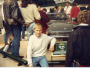 the junior boss Oliver Reuters visiting the international car show 1985